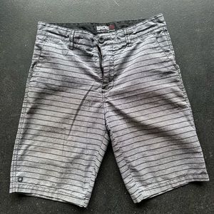 Micros shorts size 16 grey with black stripes